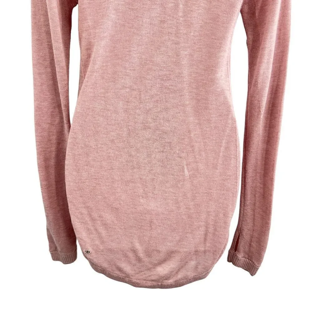 Lululemon Sunshine Coast Long Sleeve Heathered Mink Berry Women's Size 2